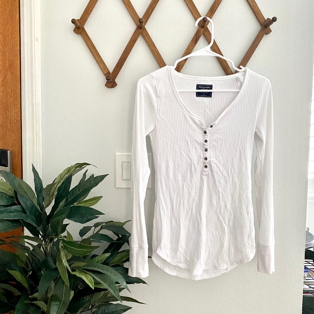 Soft Long Sleeve Henley Top